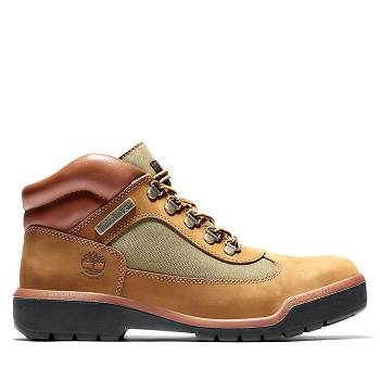 Timberland Férfi Field Mid Cut Vízálló Bakancs Barna